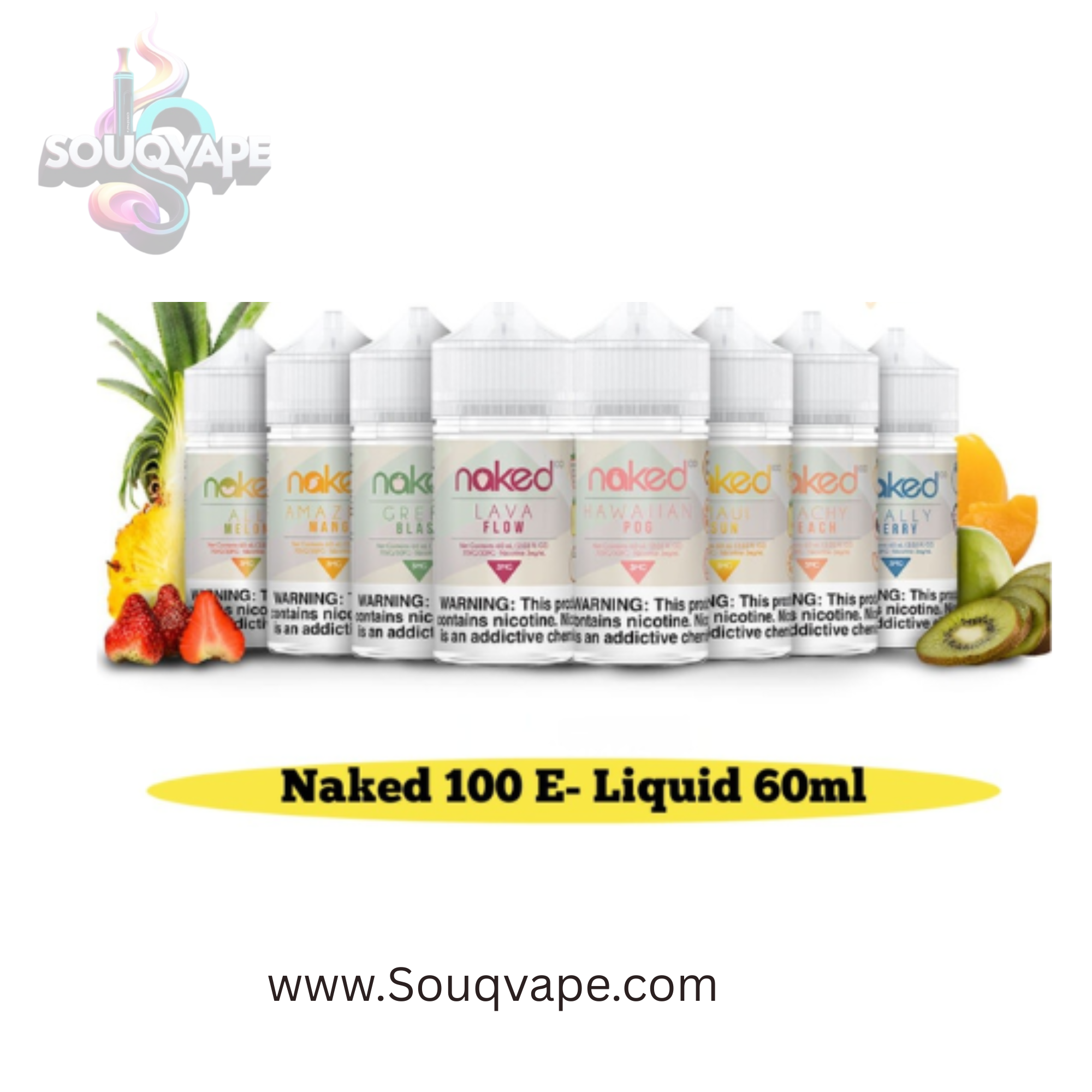 1 Naked 100 E Liquid 60ml In Dubai UAE - Image 1