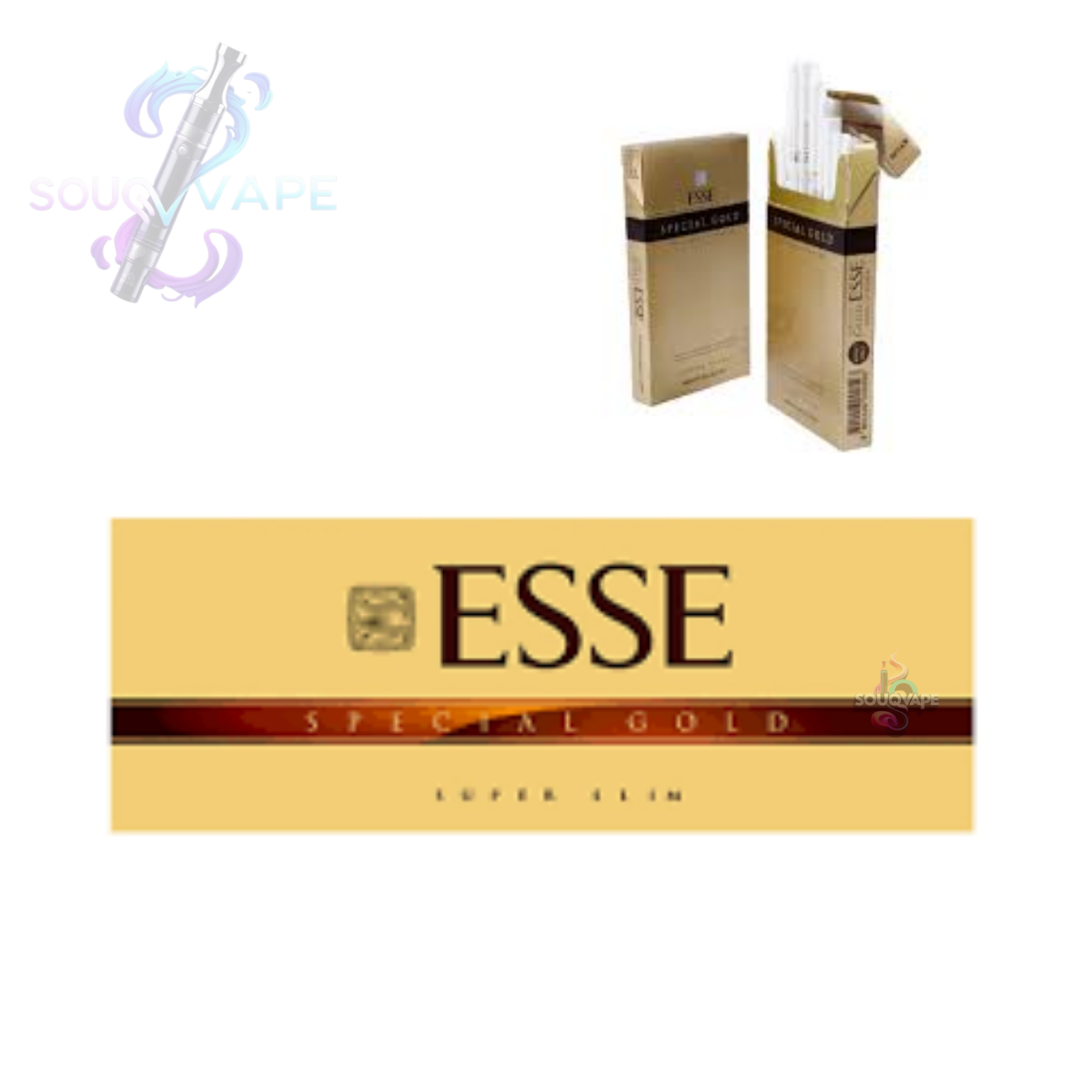 1 Esse Special Gold Cigarettes Super Slim – Premium Smooth Tobacco, Elegant Gold Pack in uae - Image 1