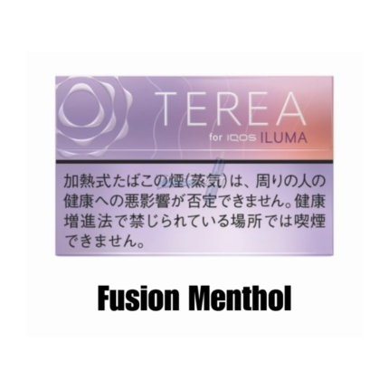 IQOS TEREA Fusion Menthol Japan heat-not-burn tobacco sticks pack with refreshing menthol flavor for IQOS ILUMA devices